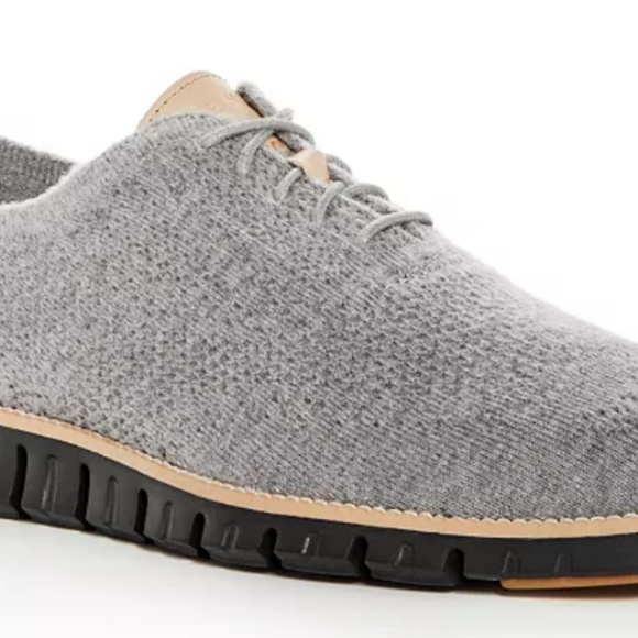 cole haan grand motion gray stitchlite lace ups